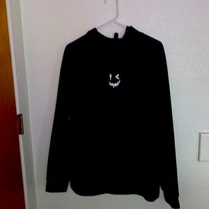 black light weight hoodie. WORN ONCE